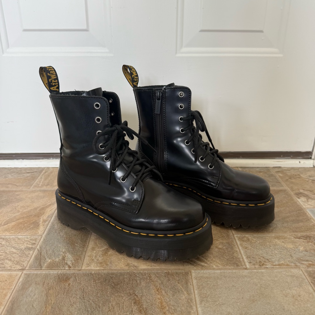 Dr. Martens Jadon Black Combat Boots
